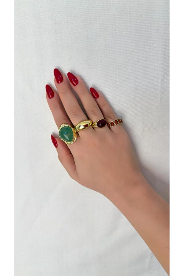 Diva Charm Dörtlü Set Yüzük - 3