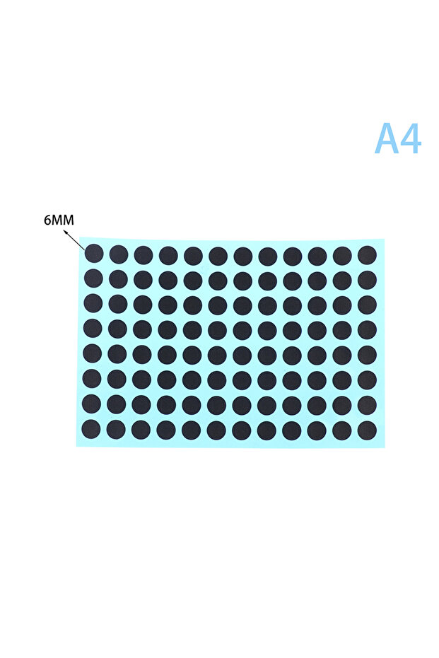 diameter-6mm Diameter 4 Sizes Black Conductive Pads Keypad Repair Kit For IR Remote Control Conduc