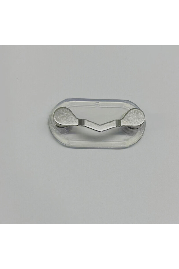 Silver Magnetic Hanging Glasses Pin, Pin Mode, Multi-functional Wearable Clothing Clip, Magnetic Gla