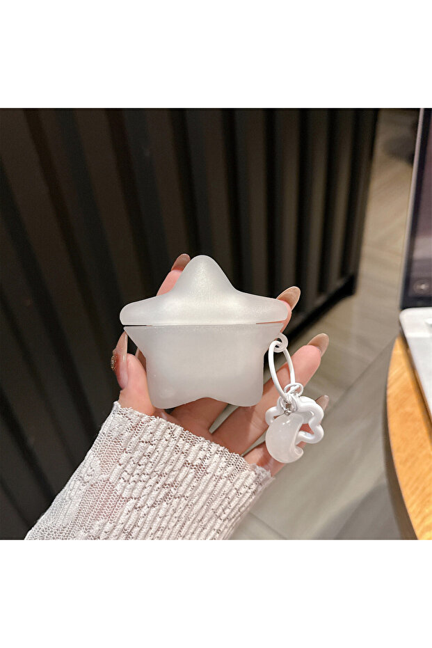 For Airpods Pro 2 White Luminous Translucent Star Case for Airpods 1 2 3 4 Pro2 Wireless Earphone C