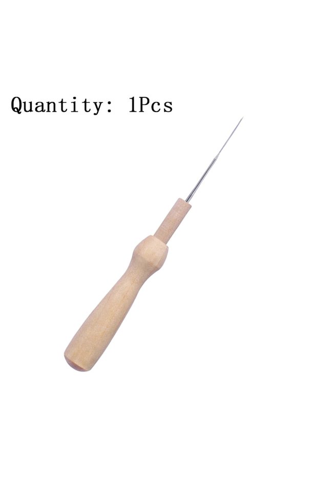 1 Needle Tool Wool Felting Needles Kit Wooden Handle Needle Felting Tools with Finger Cot Supplies S