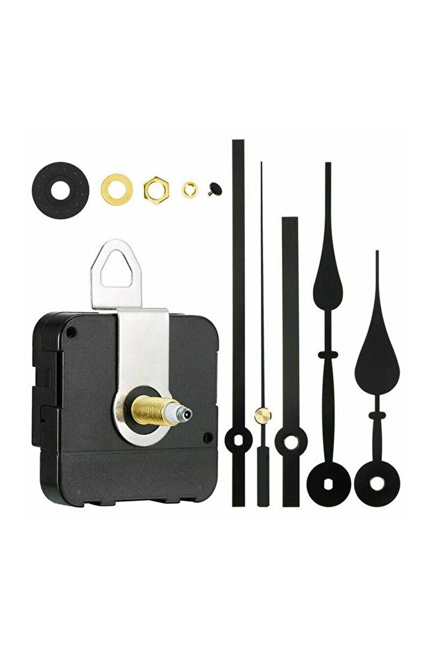 A Clock Mechanism Silent Quartz Movement Machine Wall Hands Pointer Set Clockwork Table Hanging DIY.