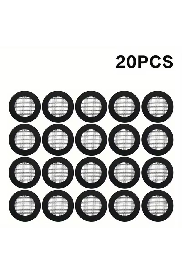 20pcs 20pcs Mesh Faucet Filter Pad - Easy to Install, Suitable for Standard 1/2 Inch Shower Hose and