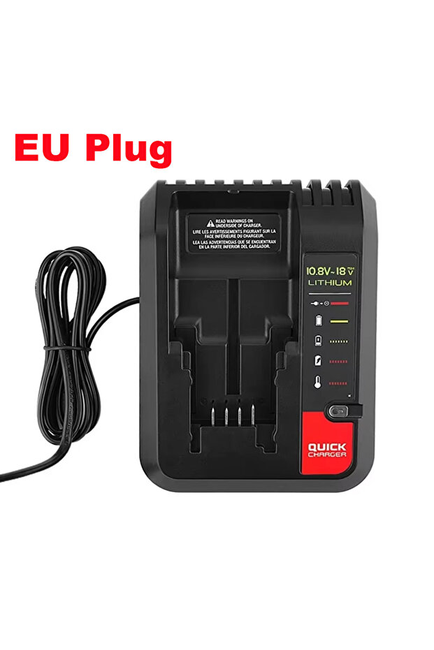 EU Plug 2A Lithium Battery Charger Fast Charge For Black And Decker Stanley Model LBXR20 LBXR20B ASL