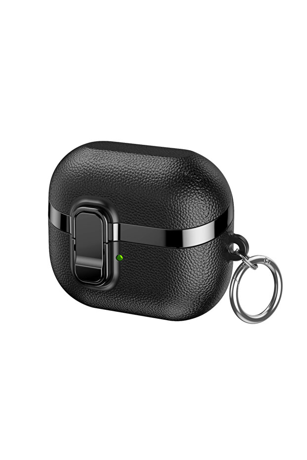 جراب حماية أسود لسماعات Galaxy Buds3 Pro، متوافق مع Buds3 FE / Buds 3 Pro / Buds 3