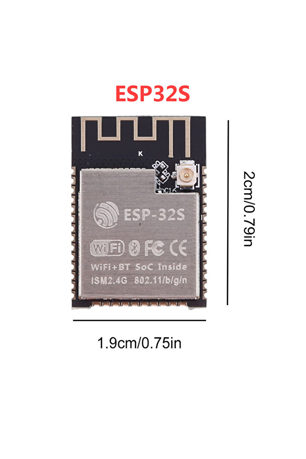 لوحة توسعة ESP32S ESP32 Nodemcu ESP32، ذاكرة فلاش SPI سعة 32 ميجابت ESP32-S، بلوتوث وواي فاي ESP32، لون أزرق