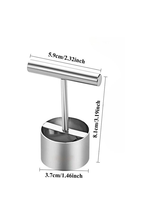 Silvery 1pc Fruit Corer Removal Tool Remover Tools Fruits Pear Pitter and Vegetable Extractor Stainl