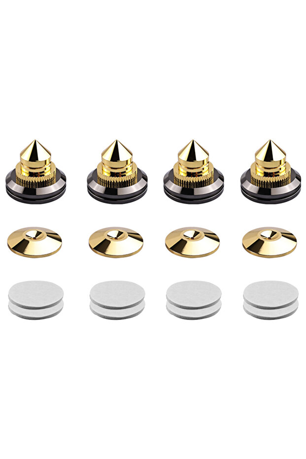 4pcs YYTCG 4PCS Speakers Stand Foot Spikes Mount Loudspeaker Box Nails Pads Shockproof