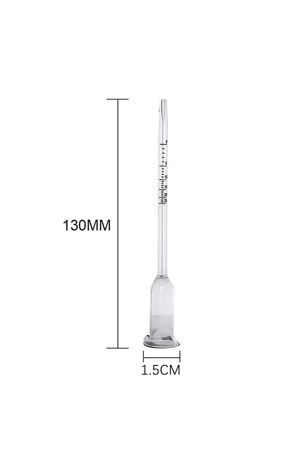 1PC 1PC Transparent Wine Alcohol Meter Fruit Wine Rice Wine Concentration Meter Wine Meter Alcohol M