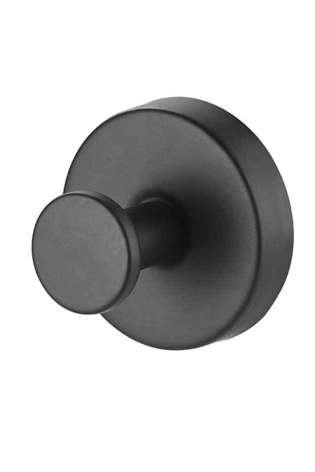 1pcs - Black Strong Suction Cup Hooks, Suitable for Shower, Bathroom, and Kitchen - No-Drill Wall-Mo