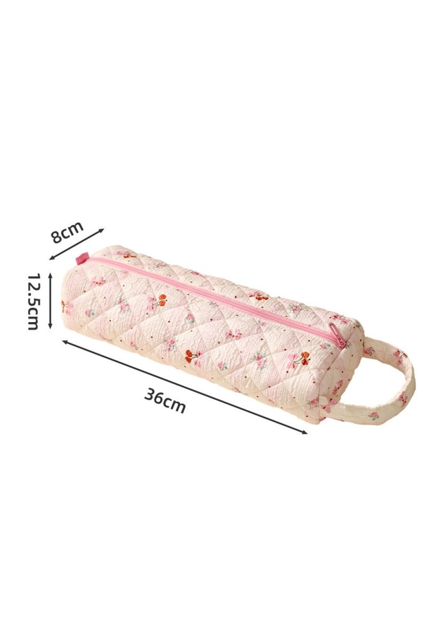 Cherry Travel Hair Dryer Storage Bag with Handle Dustproof Curler Storage Bag Large Capacity Soft Qu