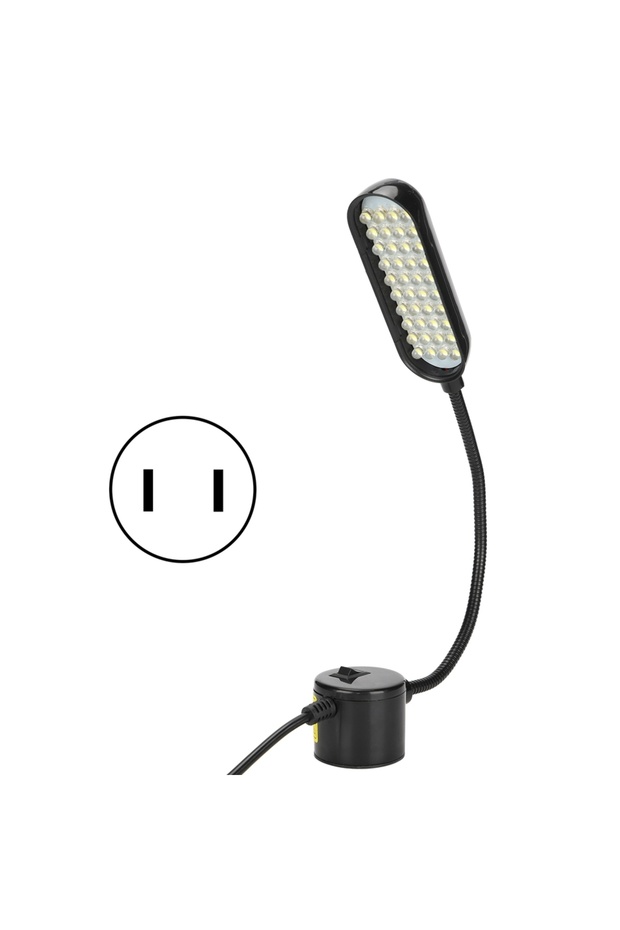 مصباح LED للسيارة، مصباح ماكينة خياطة، 6000-6500 كلفن، خرطوم قابل للتعديل 360 درجة، مغناطيس، أداة عمل ماكينة الخياطة