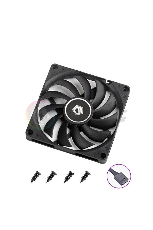 NO RGB Other Black Computer CPU Cooler Fan 8010 80mm Ultr-Slim Thinck 10mm PWM Temperature Control 8