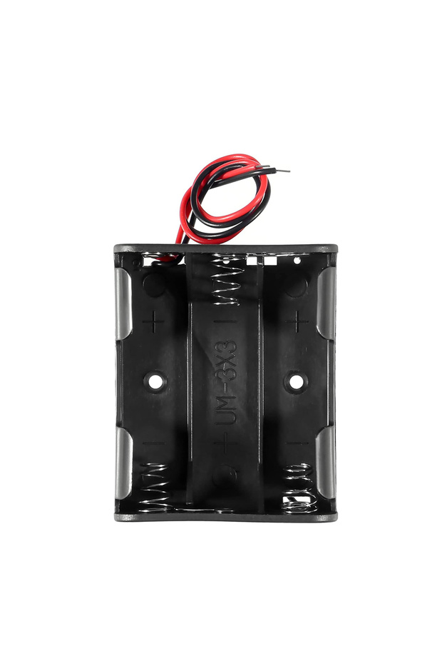 3 Slots 4PCS DIY AA Battery Holder Battery Storage Box Case Holder Leads with 1X 2X 3X 4X Multi Purp