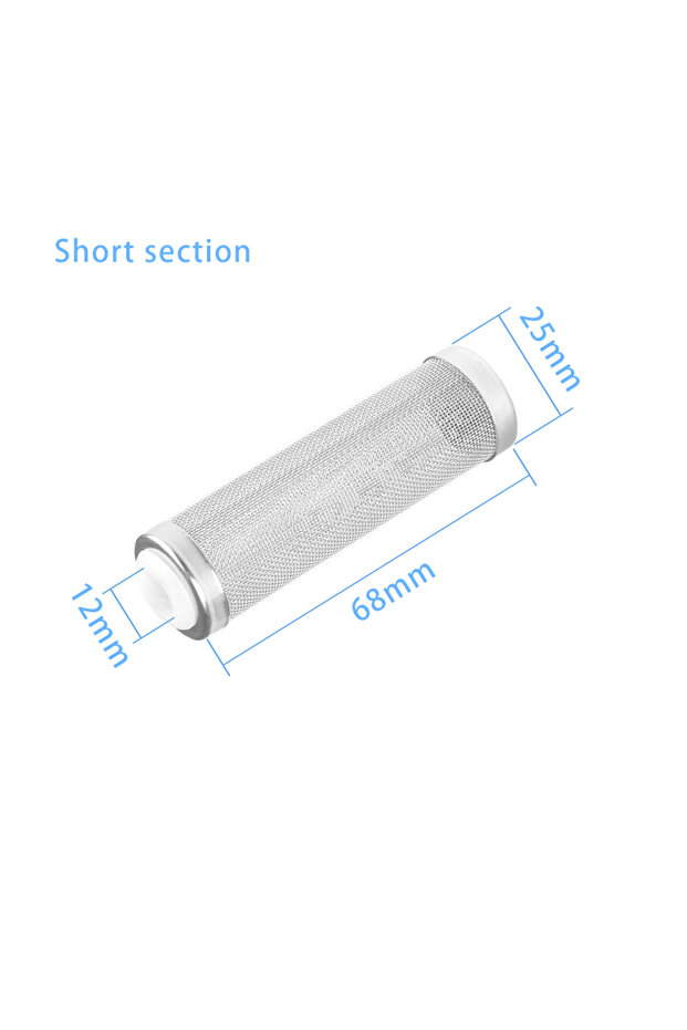 S Fish Tank Filter Stainless Steel Inlet Case Mesh Shrimp Nets Special Cylinder Filters Inflow Inle.