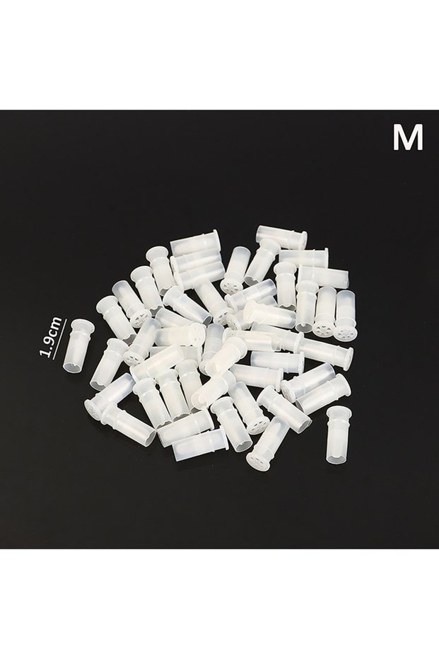 M [ZENG001] 50Pcs Dog Squeaky Toy BB Whistle Plastic Toy Dog Cat Squeakers Replace Baby Toy Noise M.