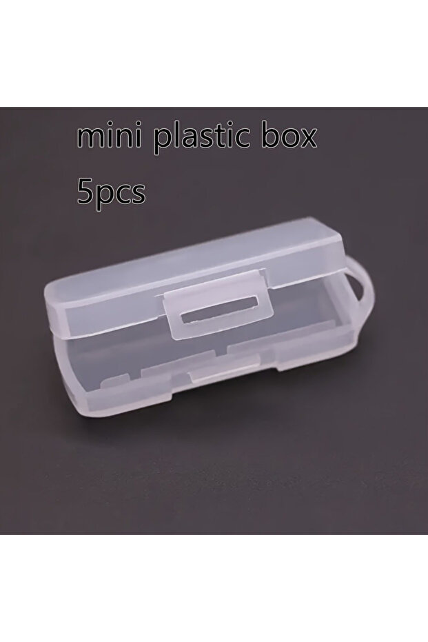5pcs 5pcs Mini Transparent PC USB Flash Drive Storage Box, Modern Plastic, Lidded, Durable Protectiv