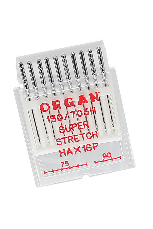 10PCS Organ Needles Serger #75 - #90 Combo HAx1SP Needles for Elastic Knitted Fabric Anti-Jump Ne...