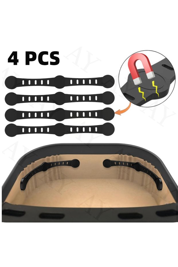 Style 3 4PCS Air Fryer Magnet Silicone Buckle for Holding Down Air Fryer Parchment Paper Liners Prev
