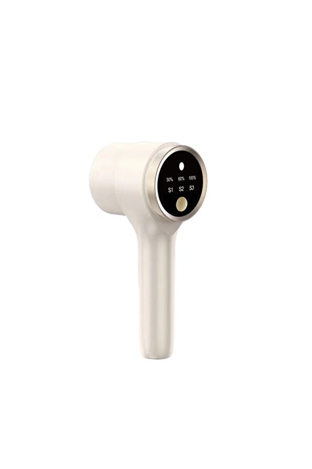 WHITE Fabric Shaver Lint Remover USB Rechargeable LED Display Portable Electric Clothing Pill Remove