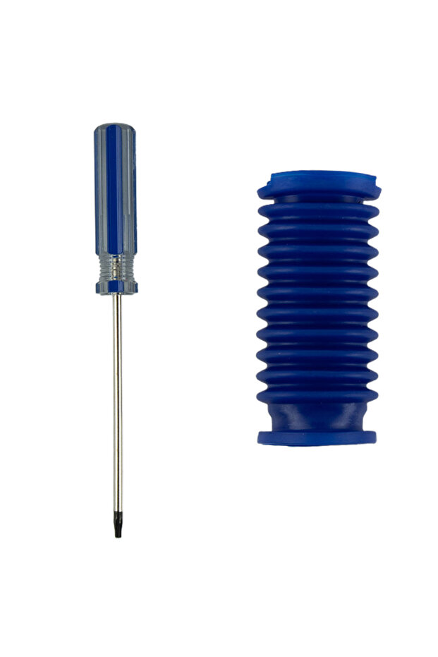 خرطوم أزرق مناسب لـ Dyson V8 Slim Digital Slim و V12 Slim، خرطوم شفط بديل ذو بكرة مخمل ناعمة