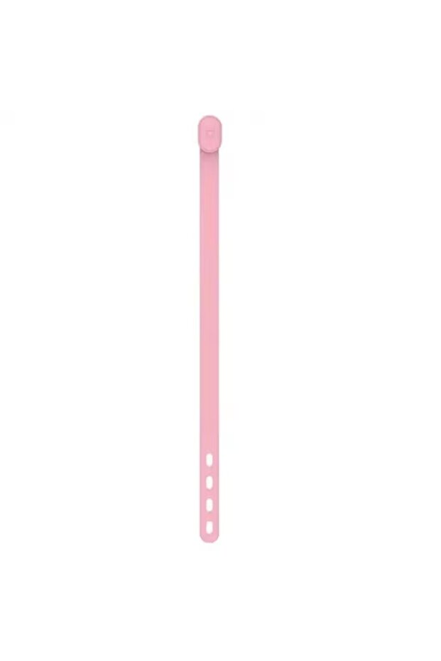 Pink Portable Silicone Phone Strap Adjustable Anti-lost Phone Case Wristband Elastic Phone Hand Band