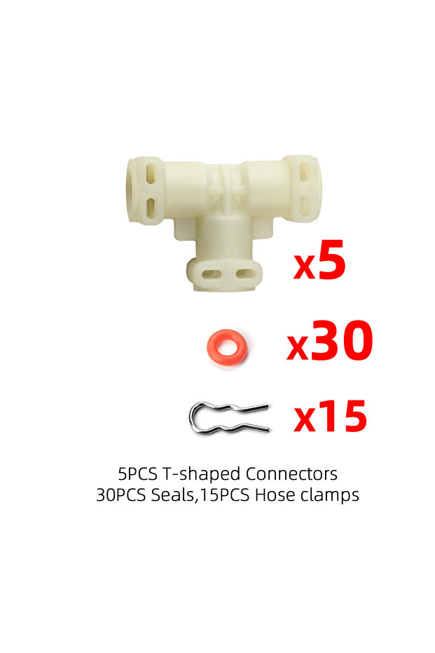 Set 3-Way T-Hose Connector Fluid Connector Compatible With Jura Coffee Machine Water Line Steam Conn