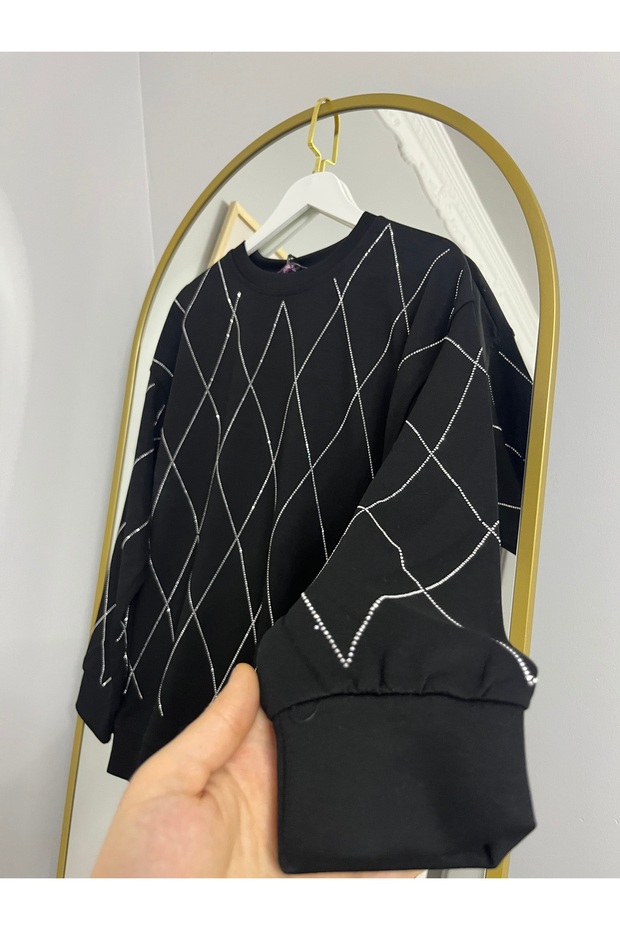 Taşlı Sweat - 4