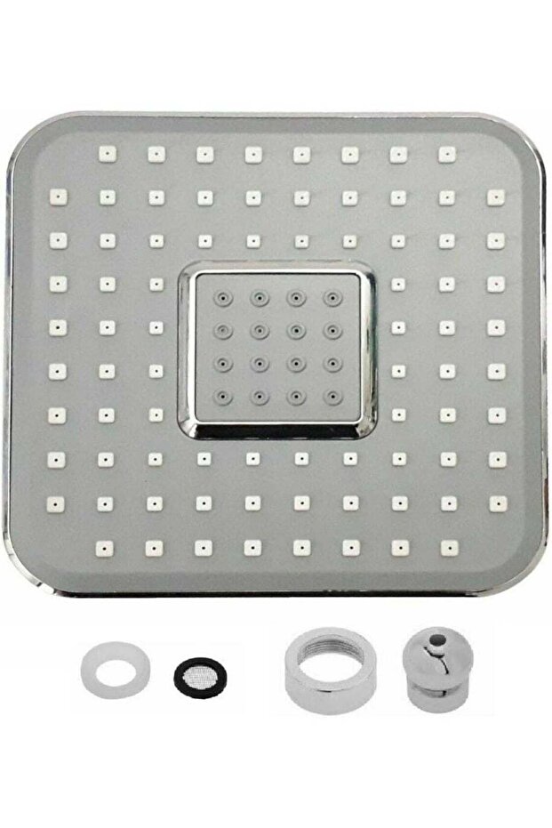 رأس دش مطري مربع الشكل 15 × 15 سم - 1