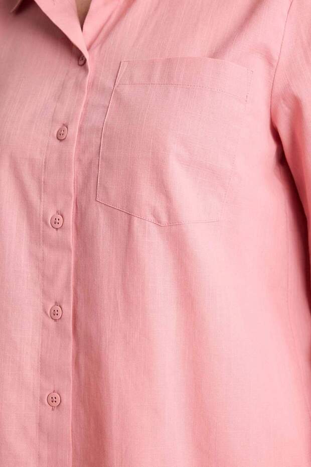 %100 Pamuk Basic Gömlek W7734AZ26SP - 4