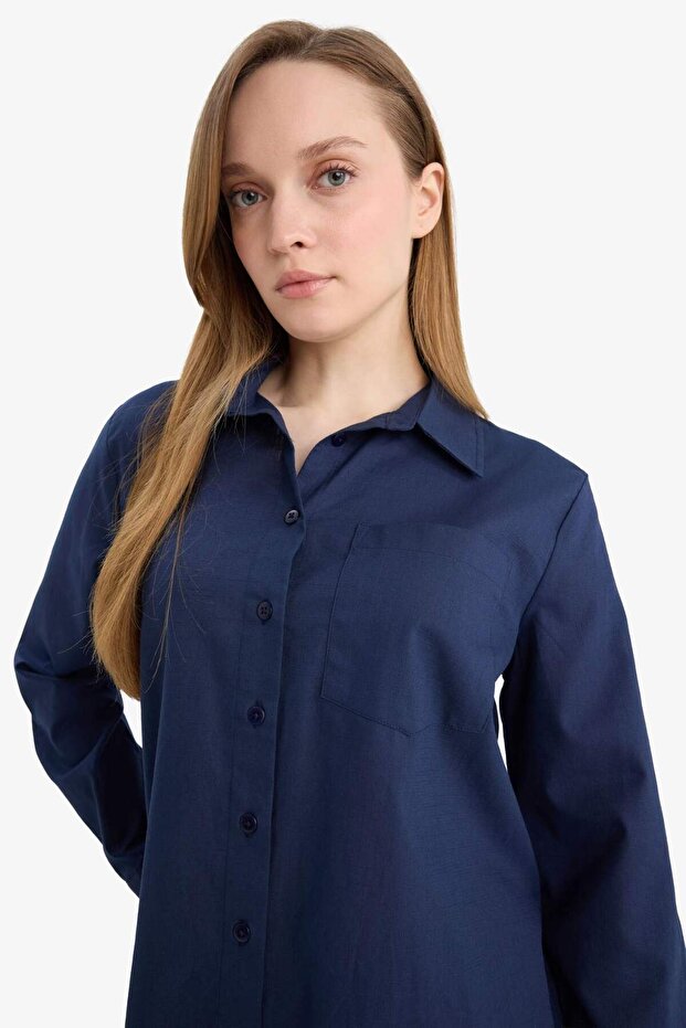 %100 Pamuk Basic Gömlek W7734AZ26SP - 3