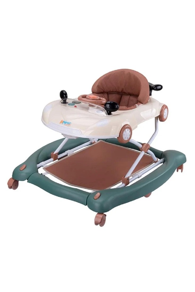 Multifunctional foldable baby walker