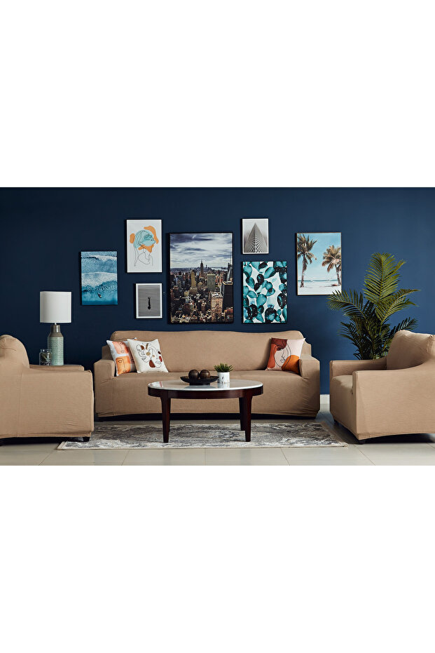 غطاء أريكة أساسي ذو مقعدين - 5