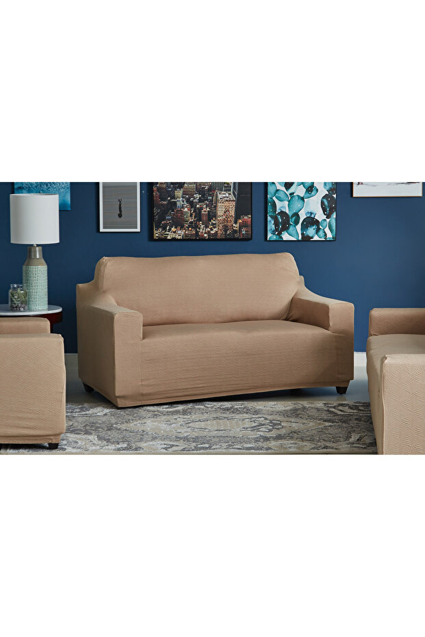 غطاء أريكة أساسي ذو مقعدين - 2