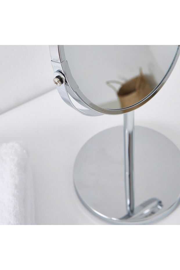 مرآة طاولة أيلينا مزدوج الجوانب (2X) - 17 سم - 5