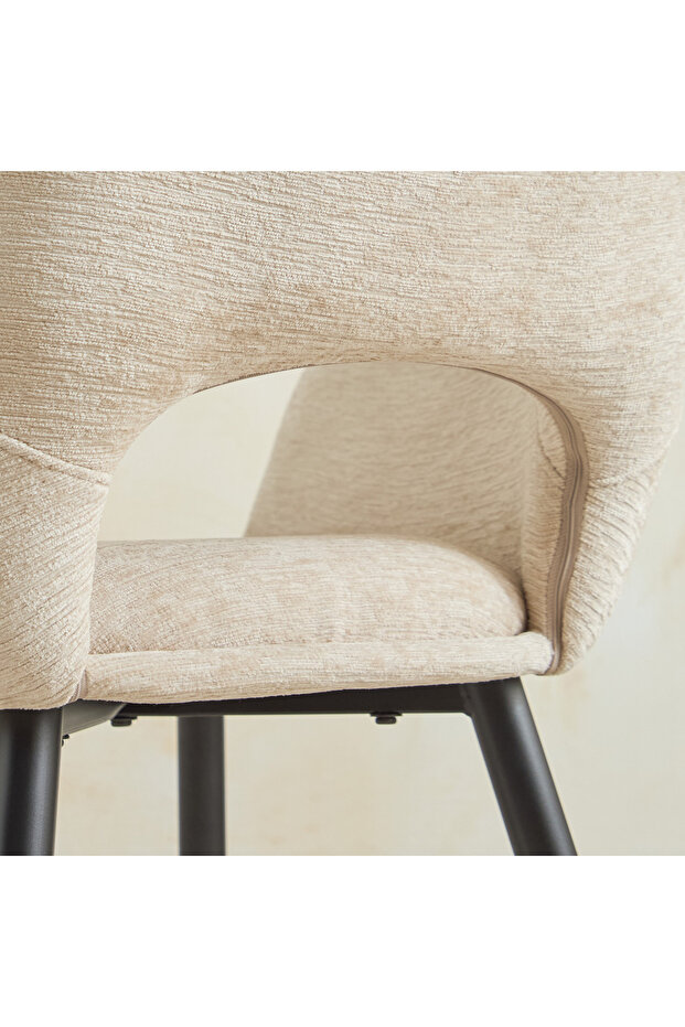 كرسي طعام بتصميم صدفي - 5