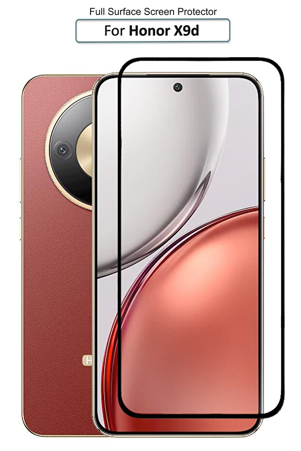 واقي شاشة زجاجي ممتاز لهاتف Honor X9d