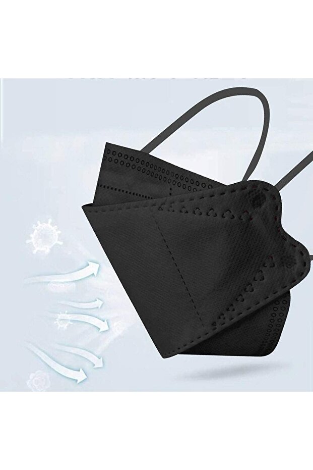 30Pcs Disposable Face Mask Filter Face Mask - Individually Packaged Black
