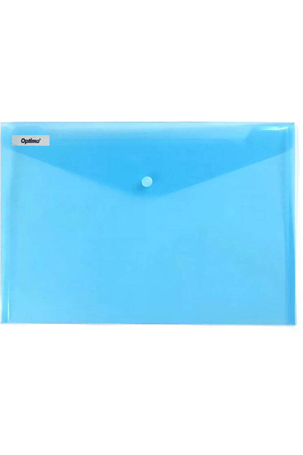 PP Document Protection Folder A5 Landscape, 10/set, - Transparent Blue - 1