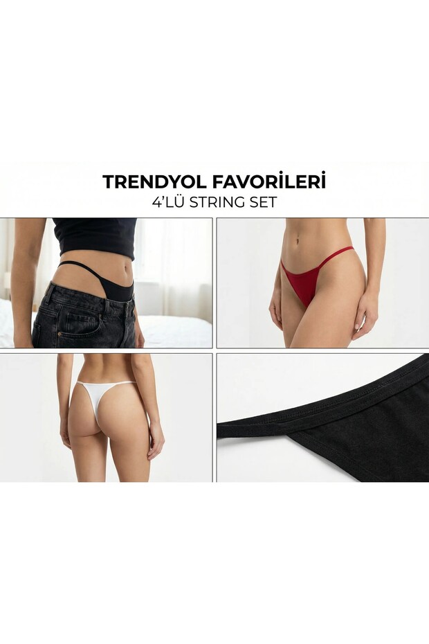 STRİNG 4 RENK PAMUKLU - 1