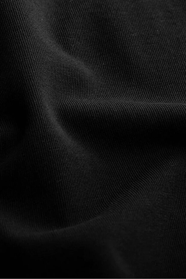 Kadın Urban Cut Crop Basic T-Shirt - Tar - 6