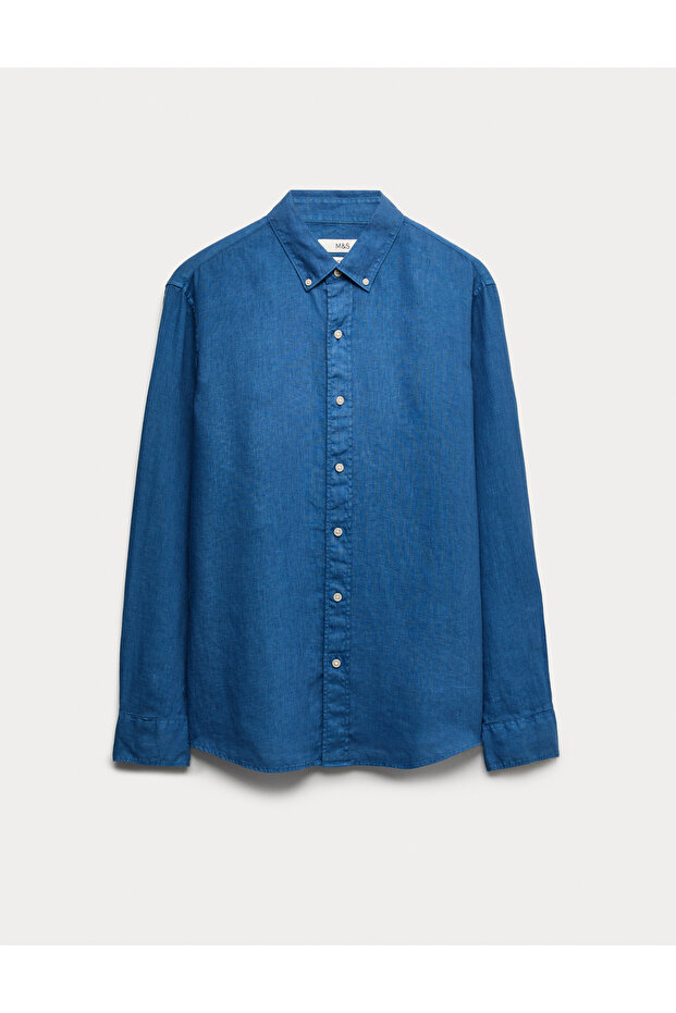 Saf Keten Gömlek - 2