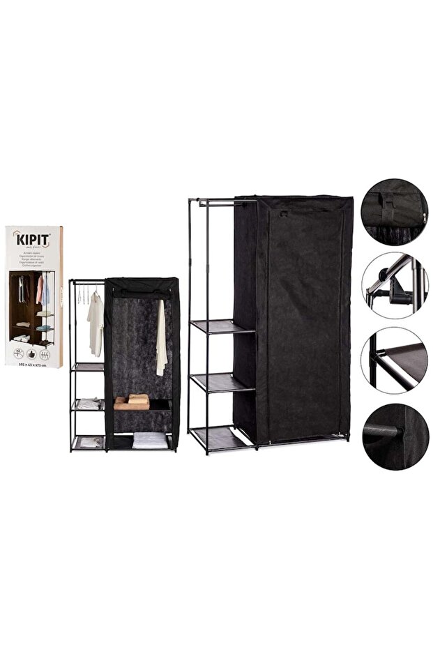 Double Textile Wardrobe - 2