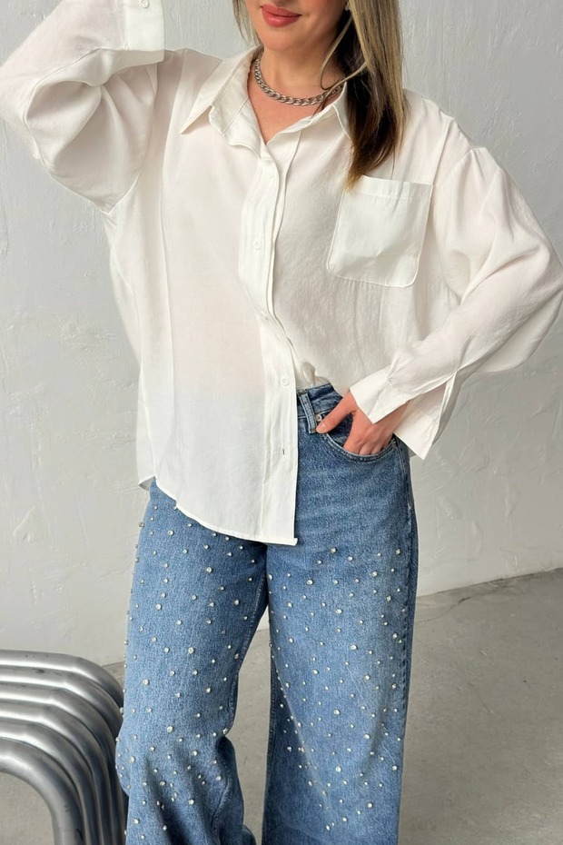 Z.R Brand Draped Modal Shirt