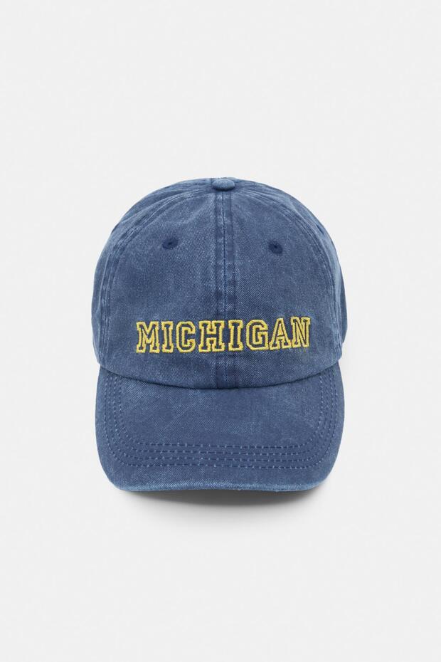 Michigan grafik baskılı şapka - 1