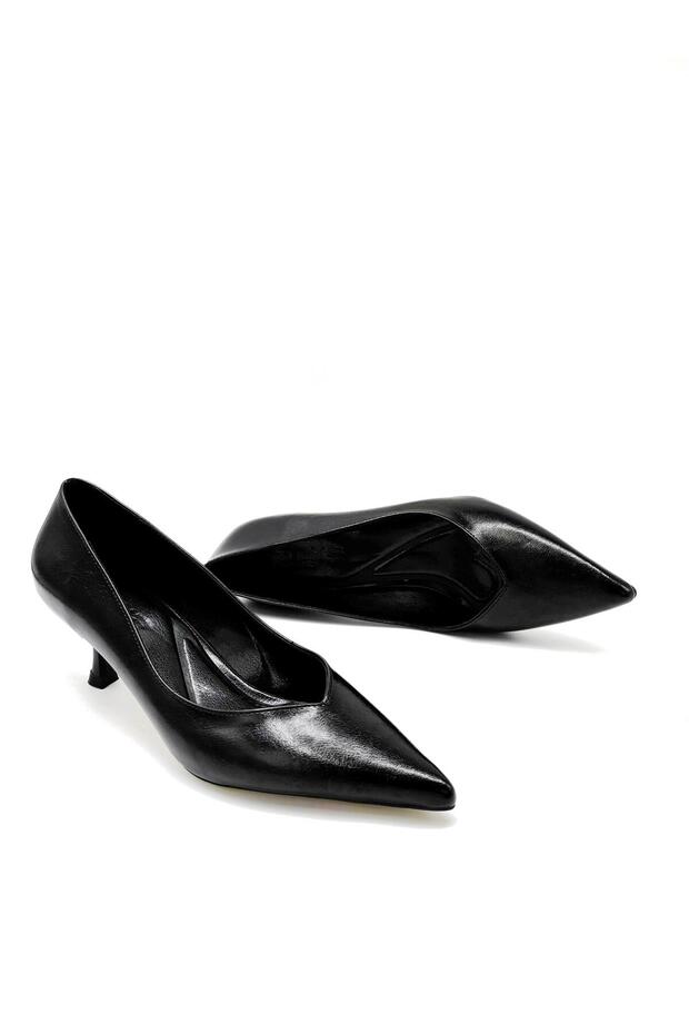 (Park Fashion) Women's Heeled Shoes BLACK