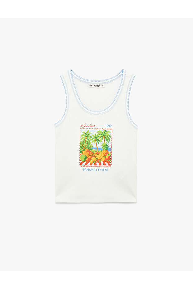 Women'S Ecru Teenage Tanktops