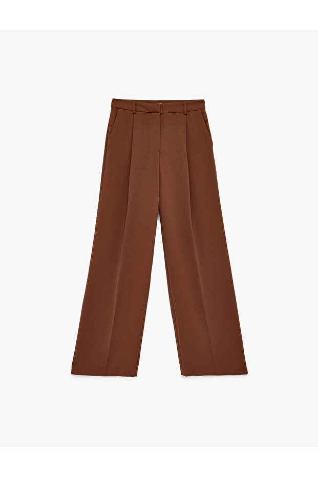 Women'S Brown Women'S Trousers