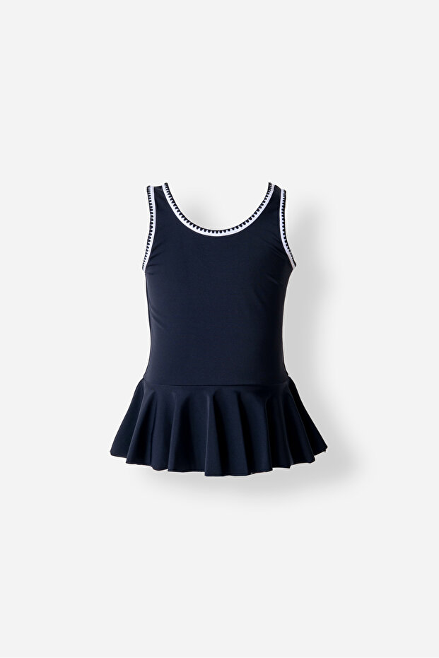 Ruffled skirt girl's swimsuit 5251