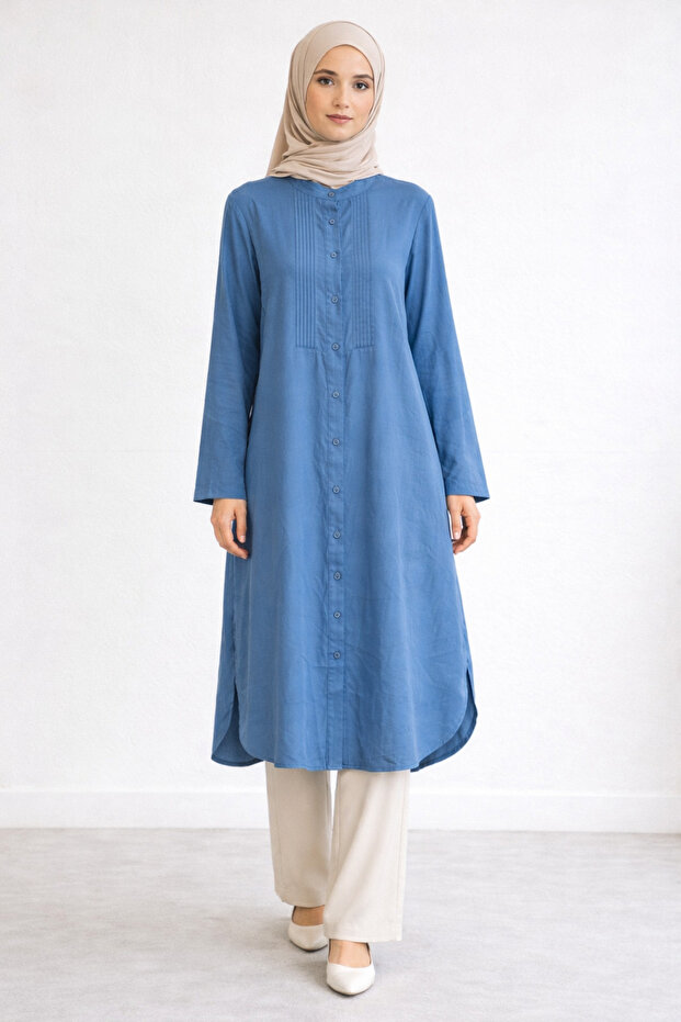 Nervürlü Tunik 2076 - 1